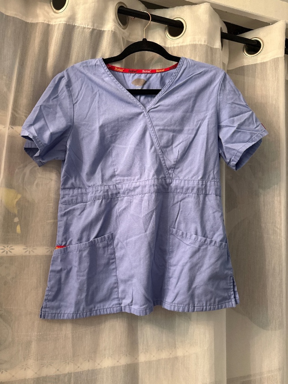 Ceil blue scrub top